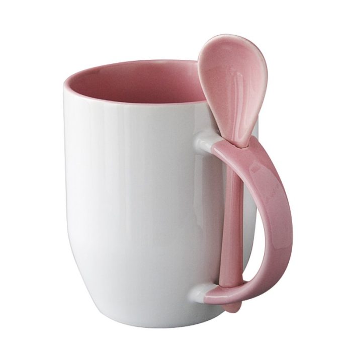Color spoon mug-Pink 1