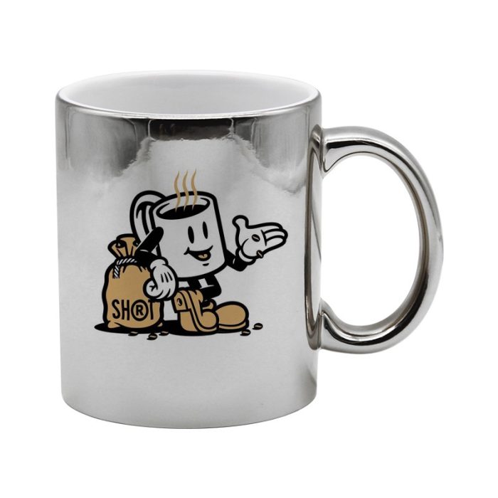 Electroplate mug silver 2
