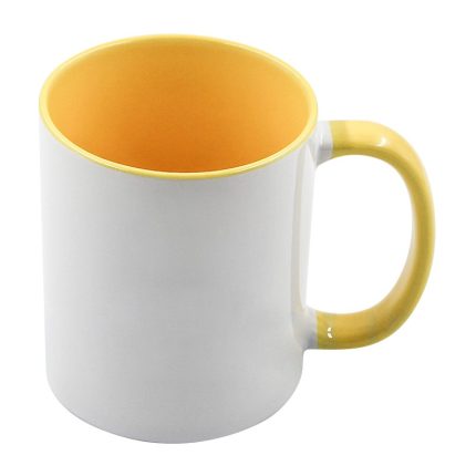 Inner Handle color mug-Golden Yellow-1