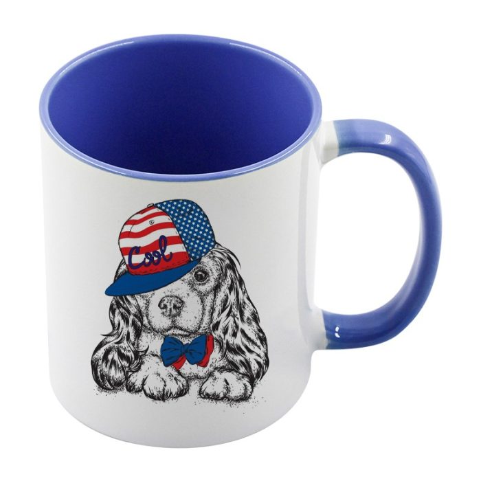Inner Handle color mug-Medium Blue-2