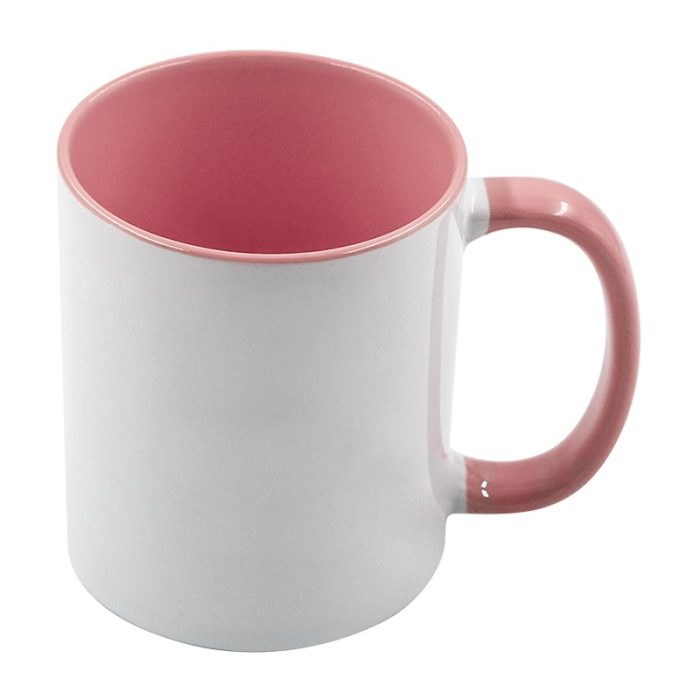 Inner Handle color mug-Pink-1