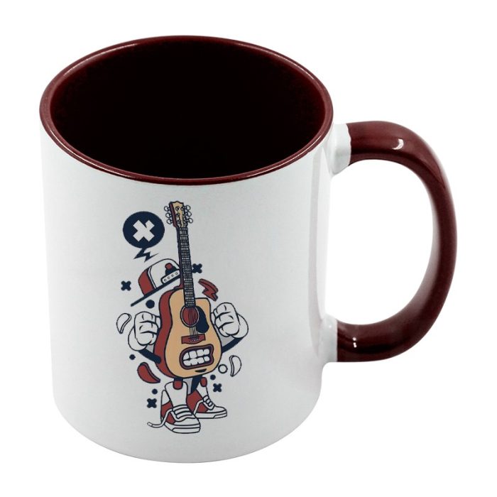 Inner Handle color mug-Purplish Red-2