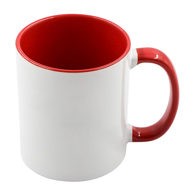 12 oz Sublimation Mug with Spoon (Red) at Best Price in China