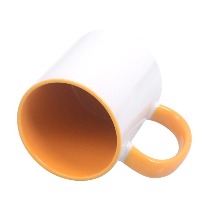 Inner Handle color mug-Yellow-3