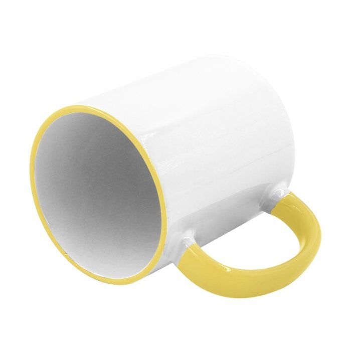 Rim handle mug-Golden Yellow-3