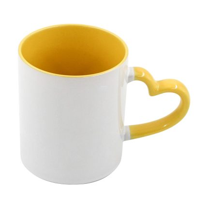 Two-Tone Color Mug-Golden Yellow-1