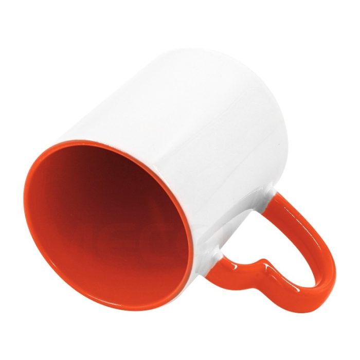 Two-Tone Color Mug-Orange-3