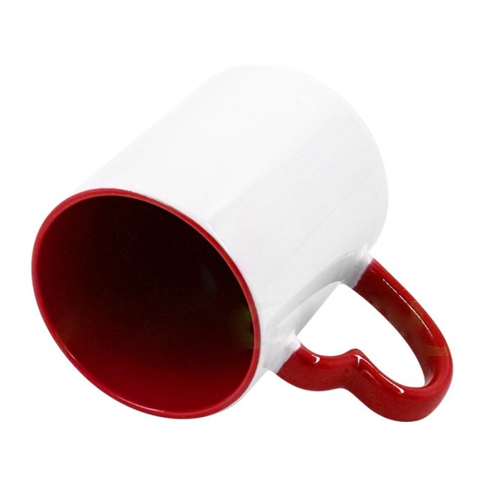 Two-Tone Color Mug-Red-3