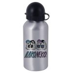400ml Aluminum Sports Bottle-Round Cap-Silver 2