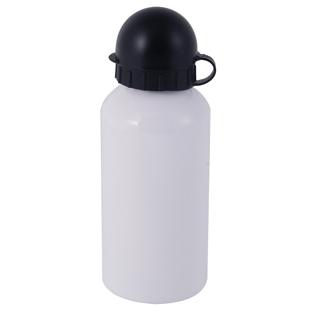 400ml Sublimation Aluminum Sports Water Bottle (White)