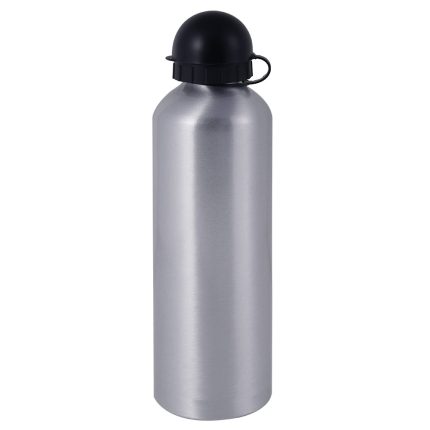 750ml Aluminum Sports Bottle-Round Cap-Silver 1