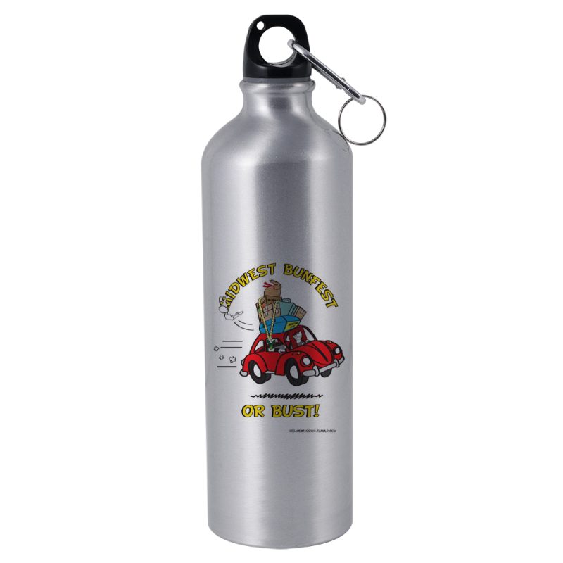 750ml Aluminum Sports Bottle-Silver 2