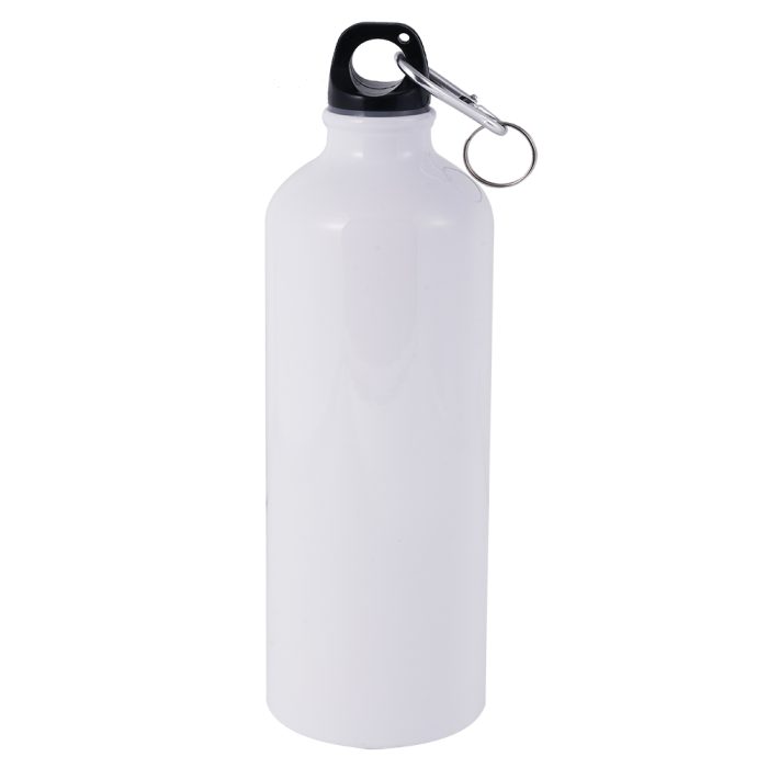 750ml Aluminum Sports Bottle-White 1