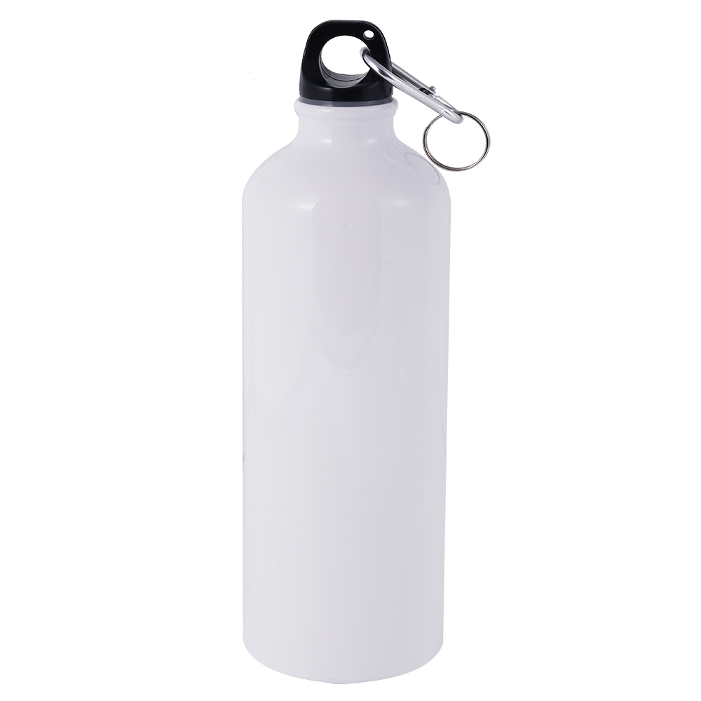 Portable 750ml Aluminum Sublimation Water Bottles with Handle Loop Sports  Water Bottle for Kids Adults - AliExpress