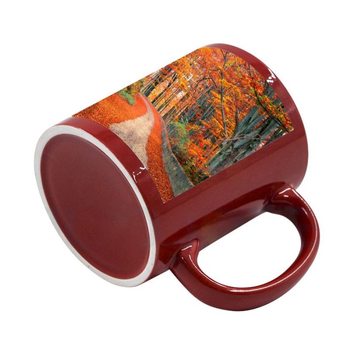 Color Mug with Printable Patch-Red 3