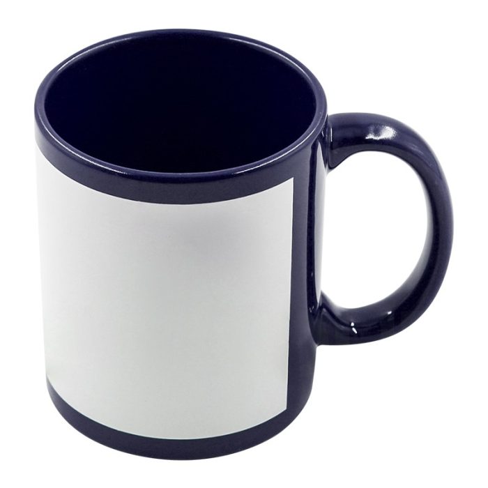 Color Mug with Printable Patch-Royal Blue 1