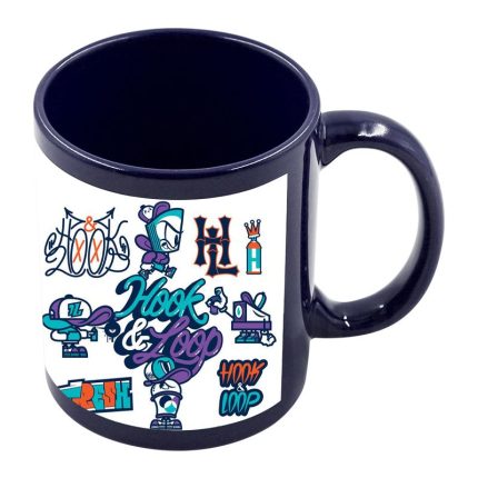 Color Mug with Printable Patch-Royal Blue 2