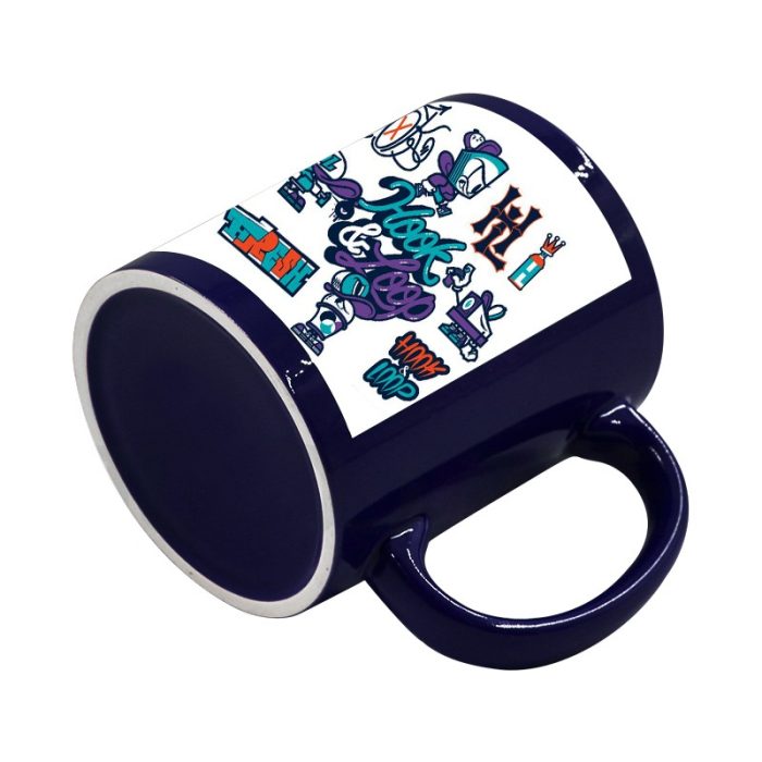 Color Mug with Printable Patch-Royal Blue 3