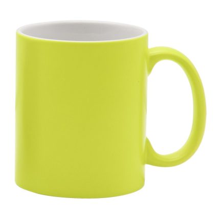 Matte Fluorescent Mug-Yellow 1