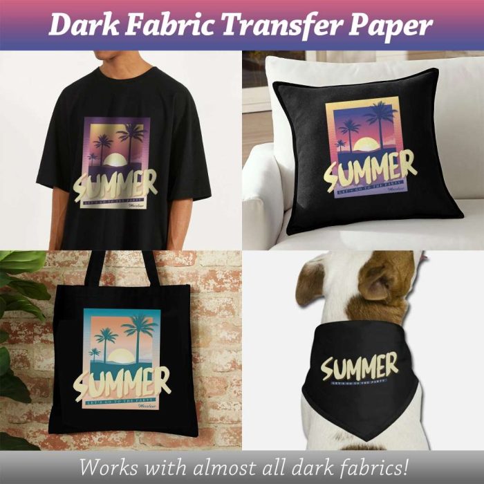 inkjet dark transfer paper 7