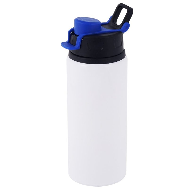 600ml Aluminum Water Bottle w blue Buckle 1