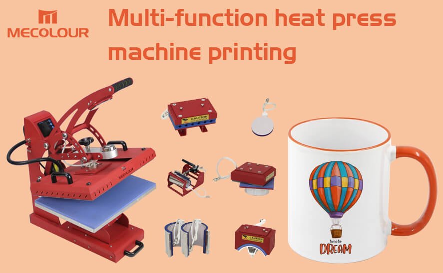 multi-function heat press machine printing