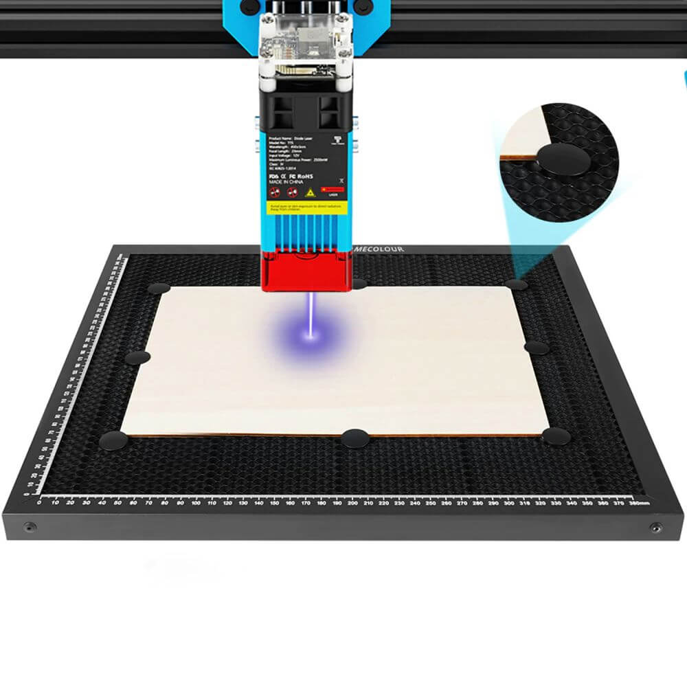 TOAUTO 320x220mm Honeycomb Working Table For CO2 Laser Engraver / Cutting Machine