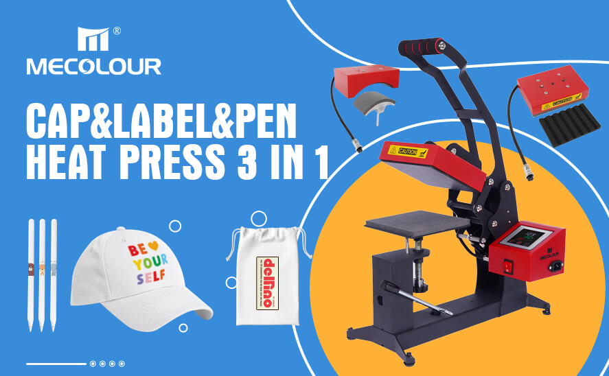 Cap&Label&Pen Heat Press 3 in 1