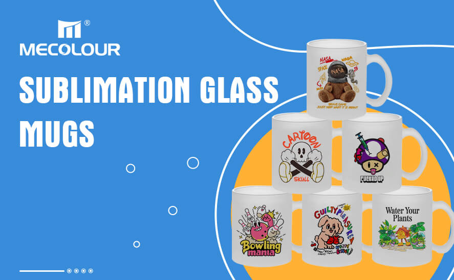 Sublimation glass mugs