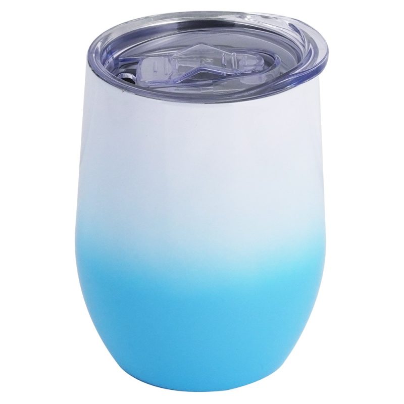 12 oz Stainless Steel Stemless Cup Gradient blue-1