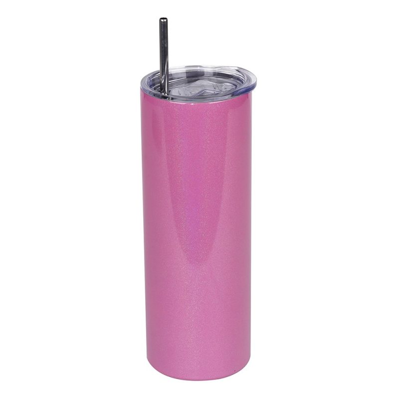 20oz pink Stainless Steel Skinny Tumbler-2