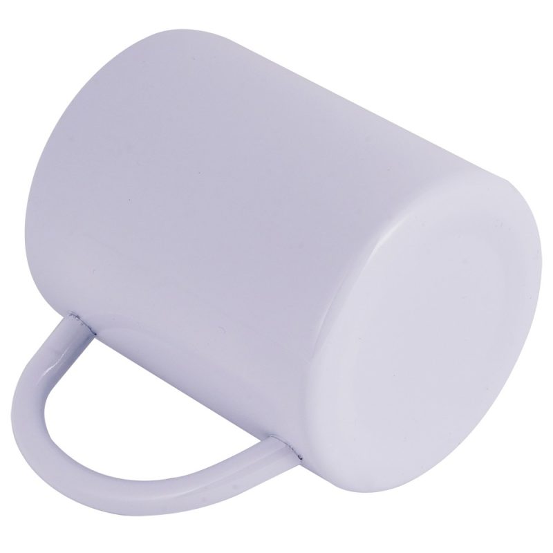 300ml white Stainless Steel Mug Steel Handle-2