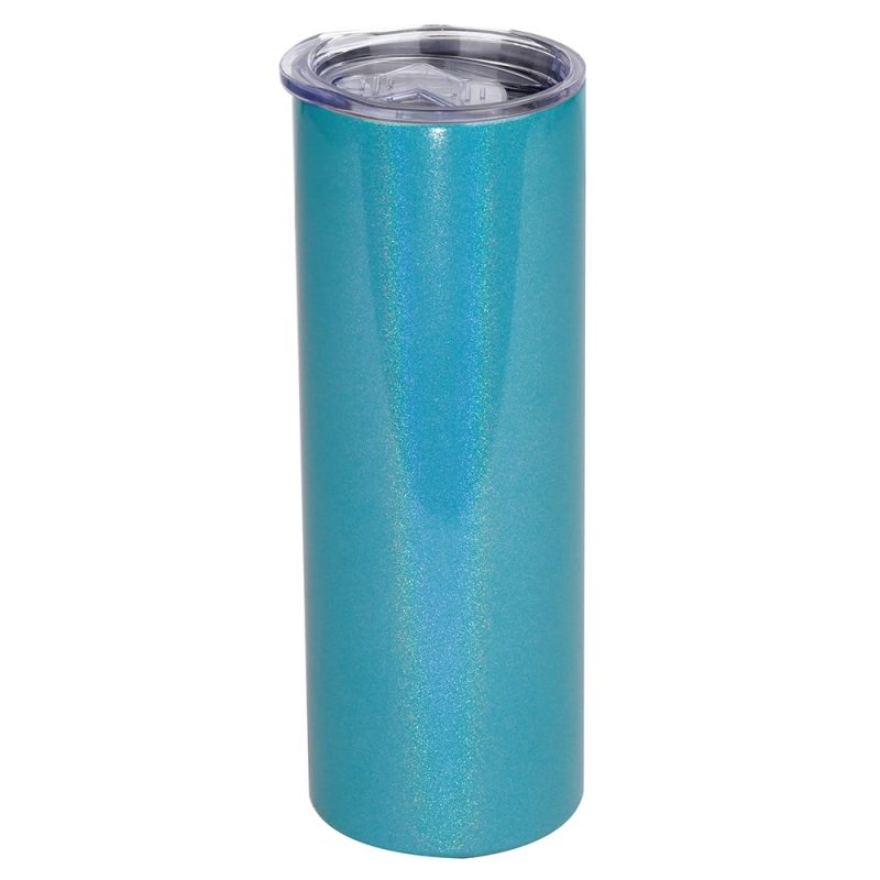 30oz Green Stainless Steel Skinny Tumbler-2