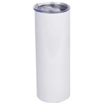 30oz white sparkling Stainless Steel Skinny Tumbler-1