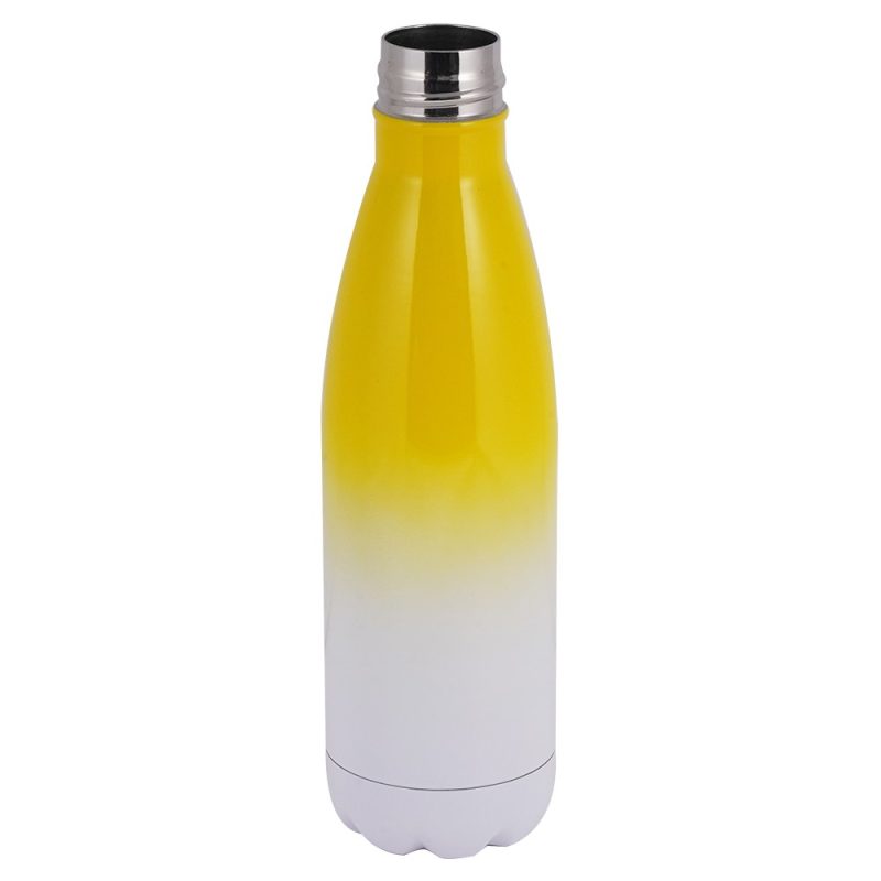 500ml Cola Shaped Bottle Gradient yellow-2