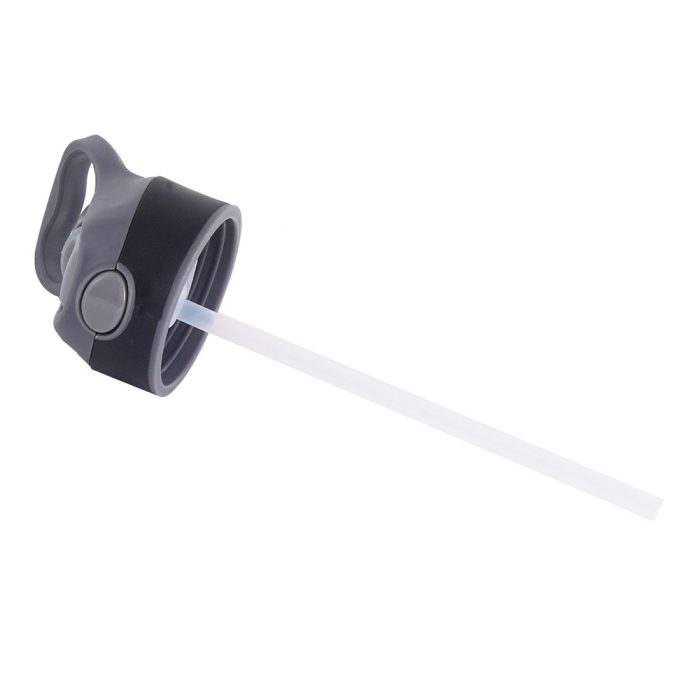 600ml white water Bottle-black Cap-3