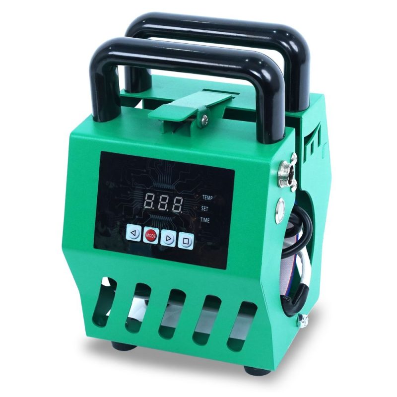 11oz portable mug press green-1