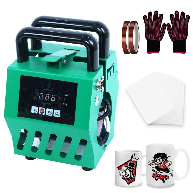 11oz portable mug press green-2