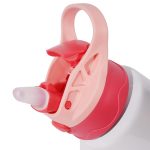 500ml kids aluminum water bottle with red cover-3