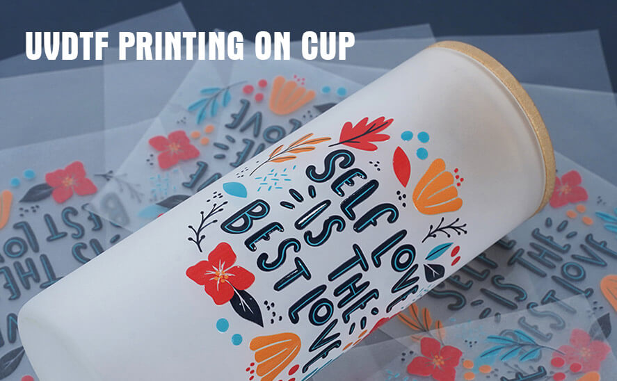 UVDTF Printing on cup