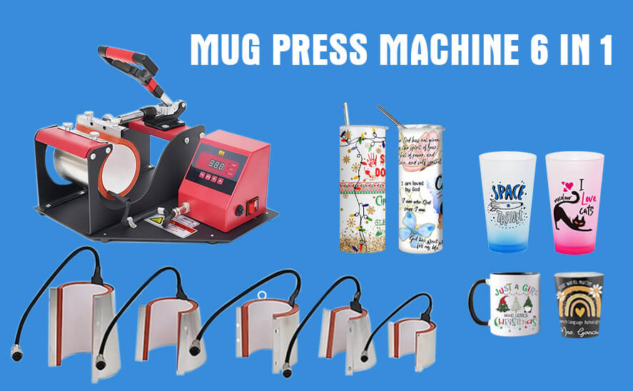 Mug Press Machine 6 in 1