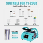 20 OZ Mug Press Machine blue-3
