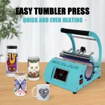 20 OZ Mug Press Machine blue-4
