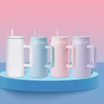 travel tumbler with handle 40oz