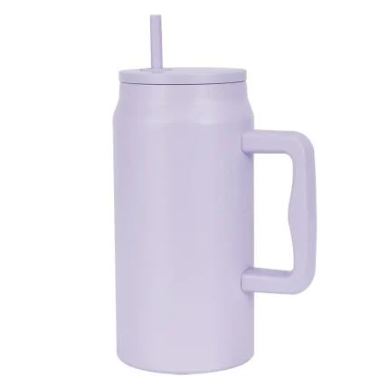 travel tumbler with handle 40oz-purple-1