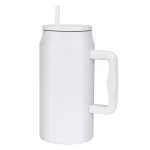 travel tumbler with handle 40oz-white-1
