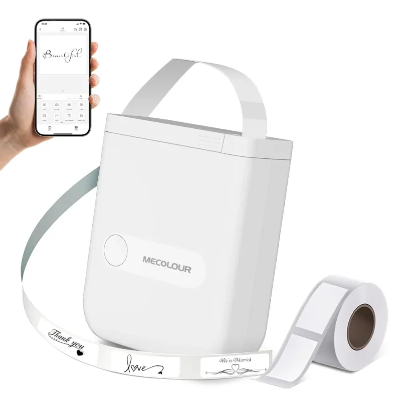 Half-inch Label Printer (white)-2