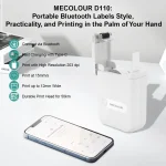 Half-inch Label Printer (white)-3