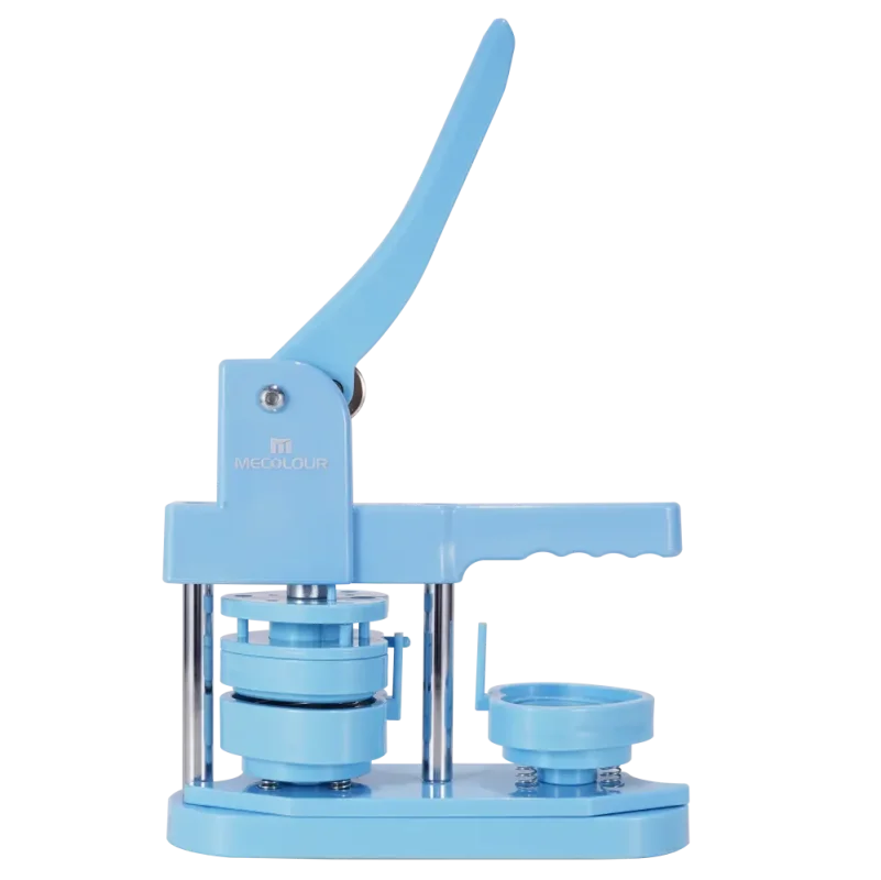 Heart-shaped rotating badge machine blue-1