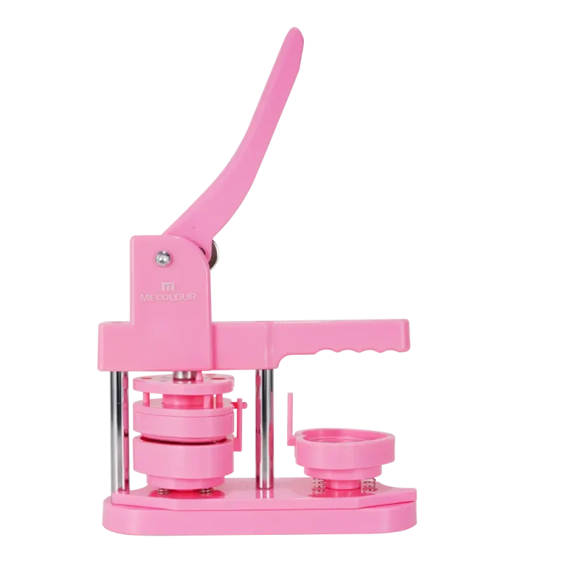 Heart-shaped rotating badge machine pink-1